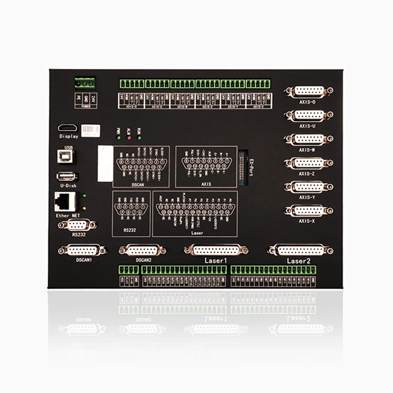 Dms716 pisau terintegrasi die-galvo laser cutting dan ukiran papan kontrol untuk non-mental