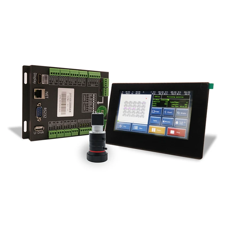 ZY7142G-2000 Panoramic Vision Laser Control System untuk Pakaian
