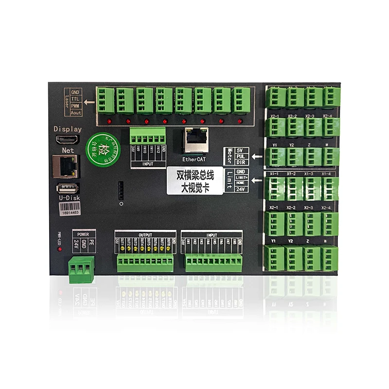 ZJE716-130-2000N Sistem Kontrol Laser Ethercat untuk Galvanometer Ganda Penerbangan